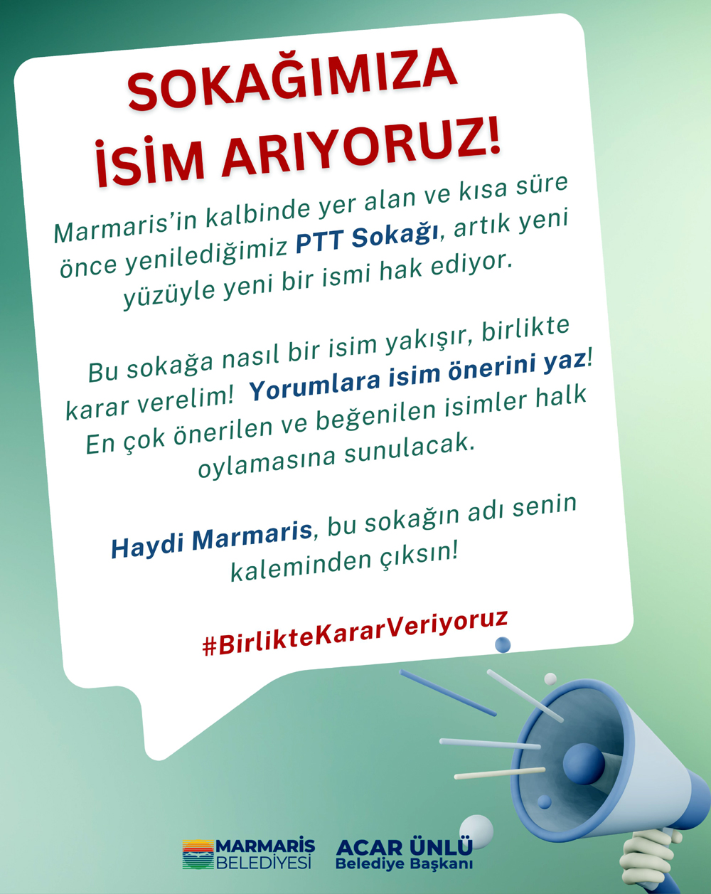 Marmaris Belediyesi yeni sokak ismi ilanı ALAY konusu oldu