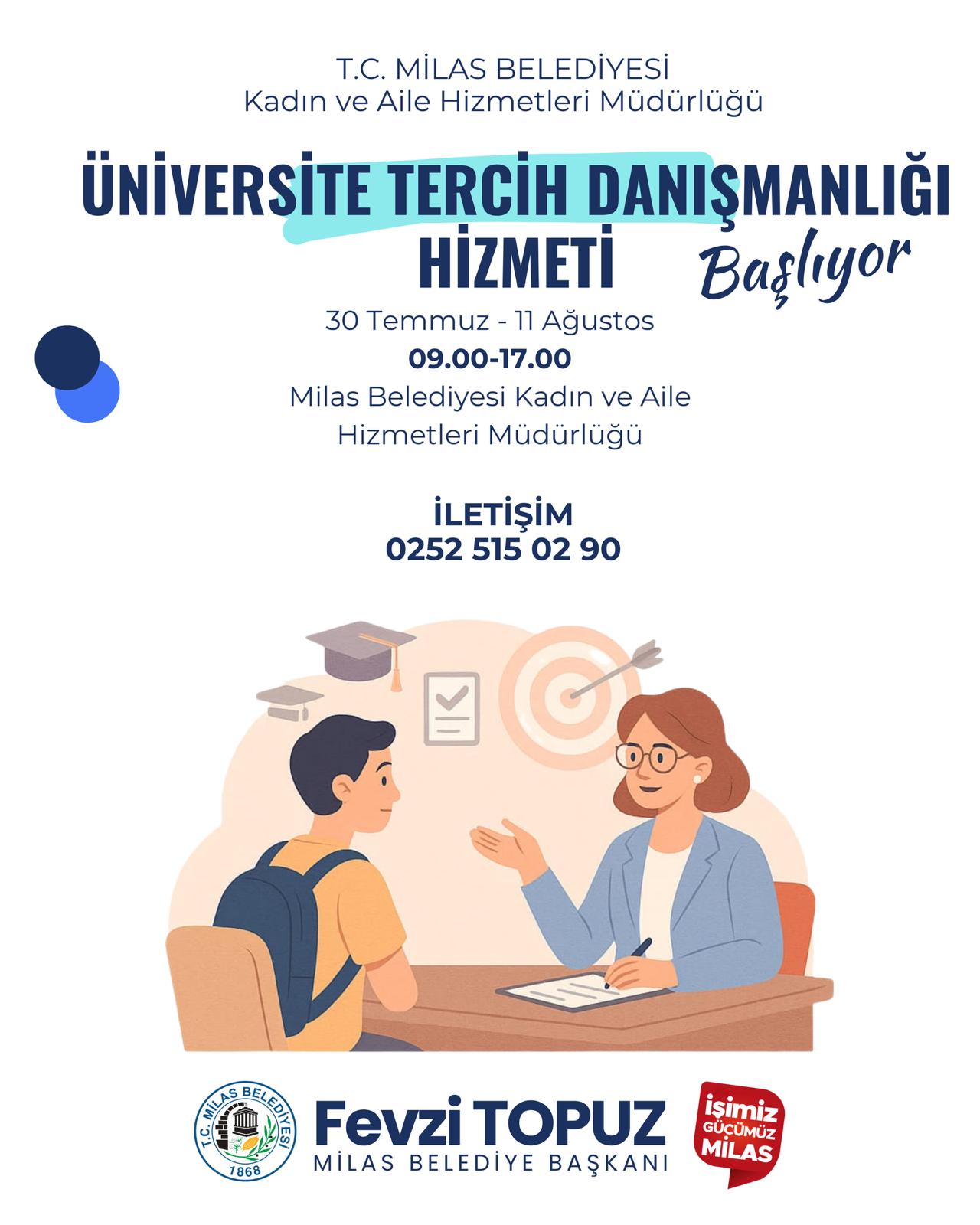 Milas Belediyesi öğrencilere YKS’de destek olacak