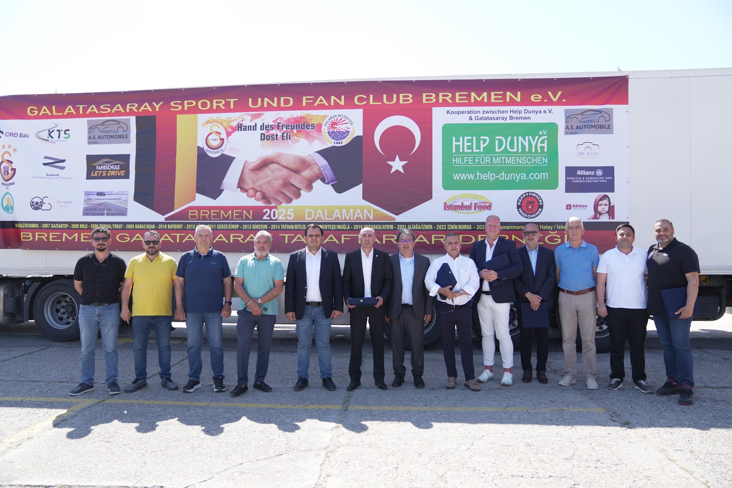 Almanya’dan Dalaman Belediyesi’ne dost eli