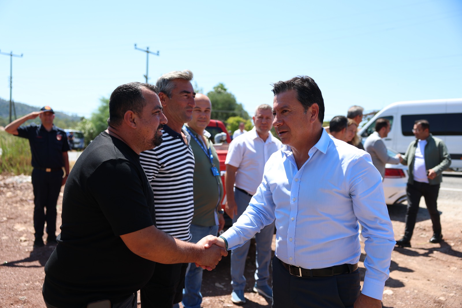 Muğla Başkanı Ahmet Aras Marmaris’te inceleme yaptı