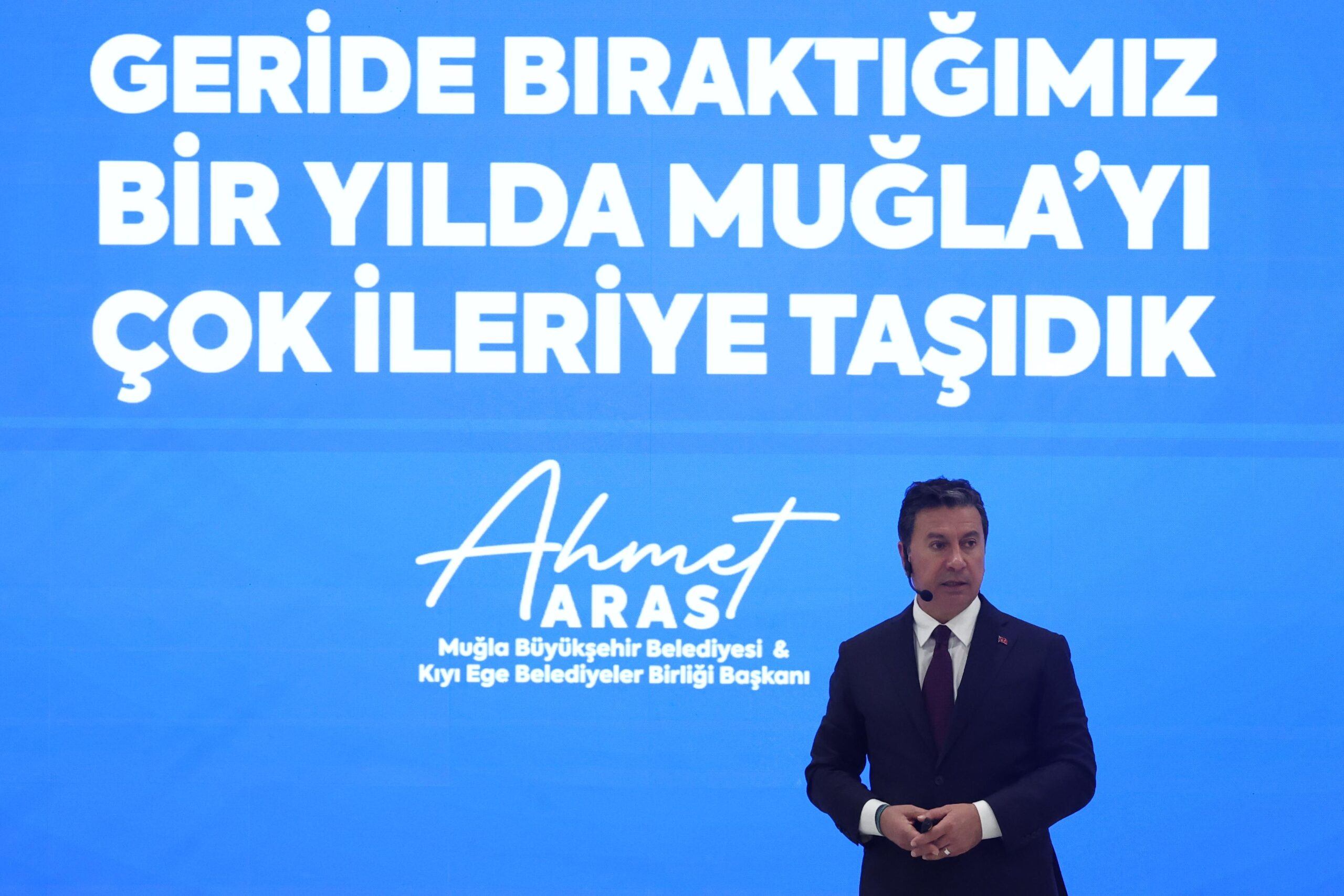 Muğla Başkanı Ahmet Aras’tan bir yıl değerlendirmesi