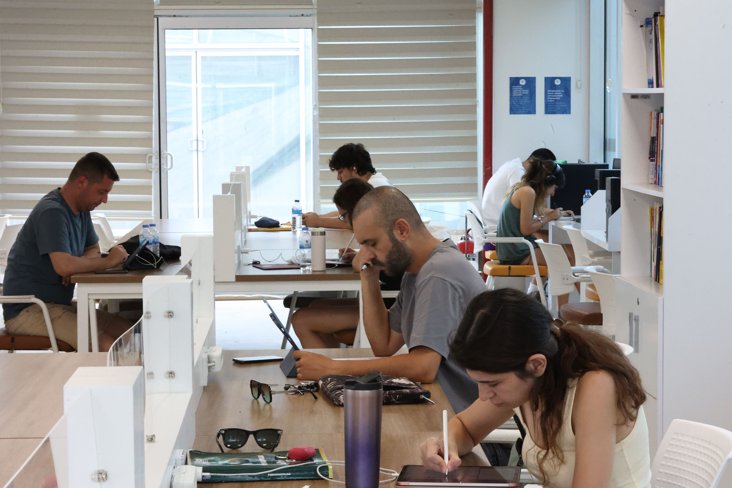 Kütüphanelere Yoğun İlgi