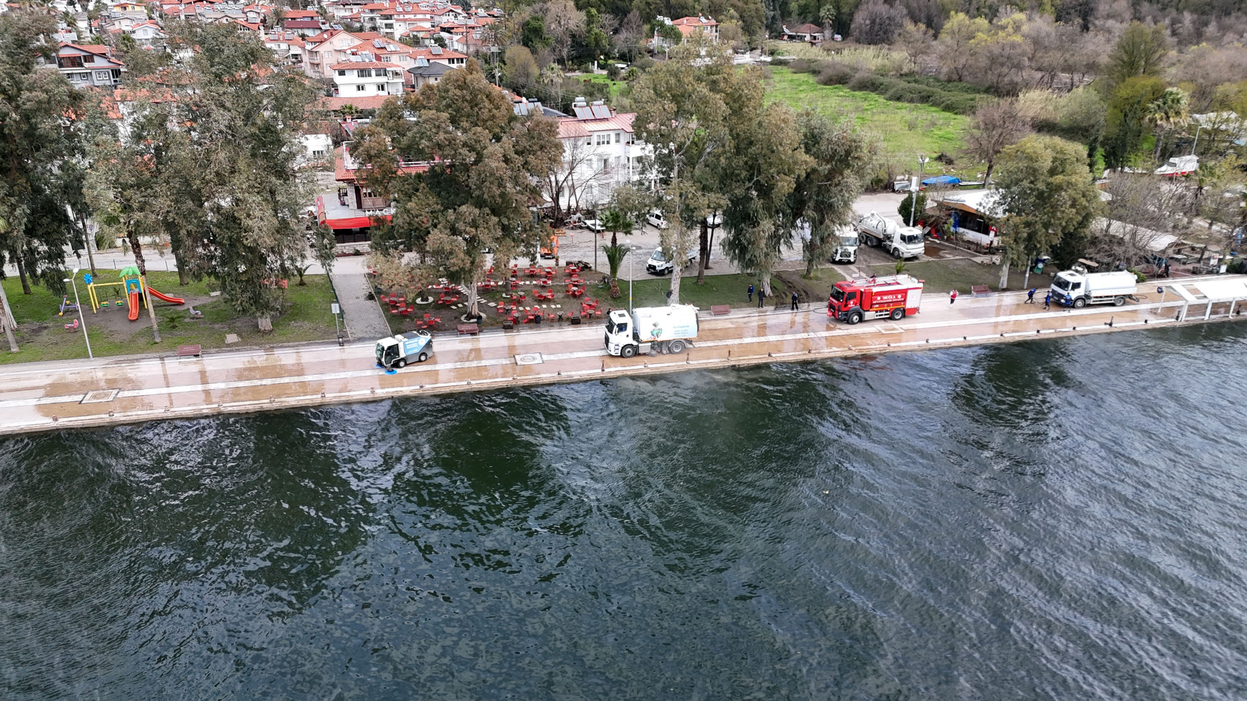 KÖYCEĞİZ’DE TAŞKININ İZLERİ SİLİNDİ