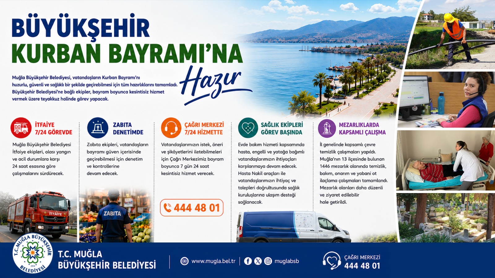 Muğla Kurban Bayramı’na Hazır