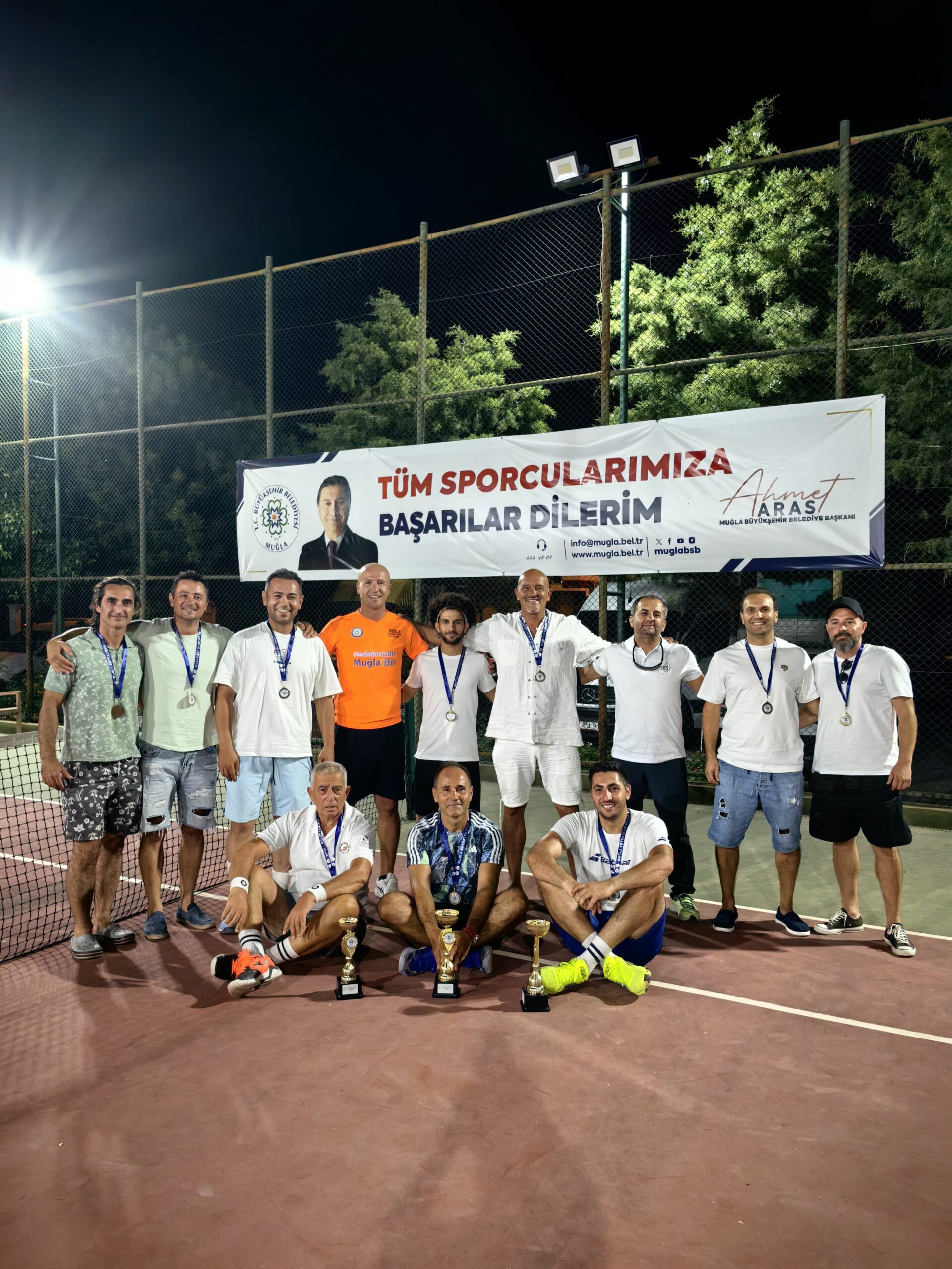 Muğla’da Babalar Günü’nde tenis turnuvası