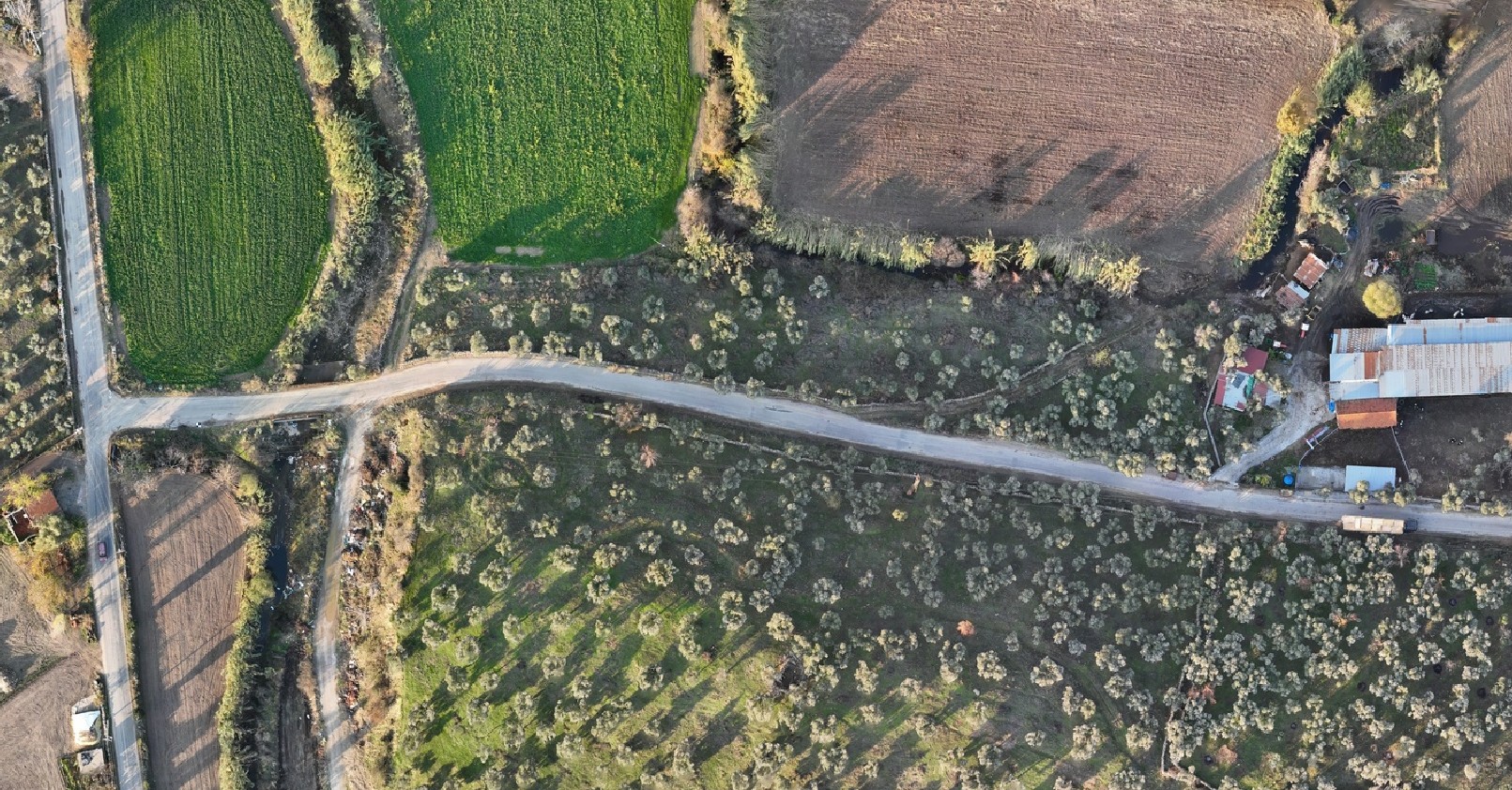 Milas kırsalına ulaşım yatırımı