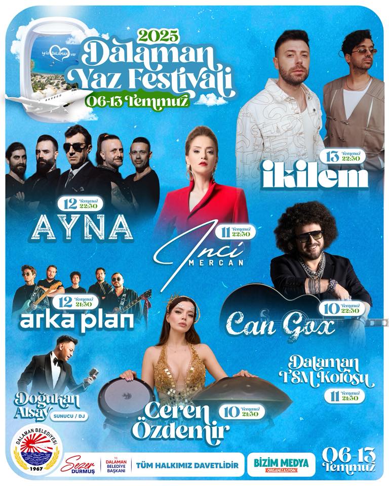 DALAMAN YAZ FESTİVALİ BAŞLIYOR