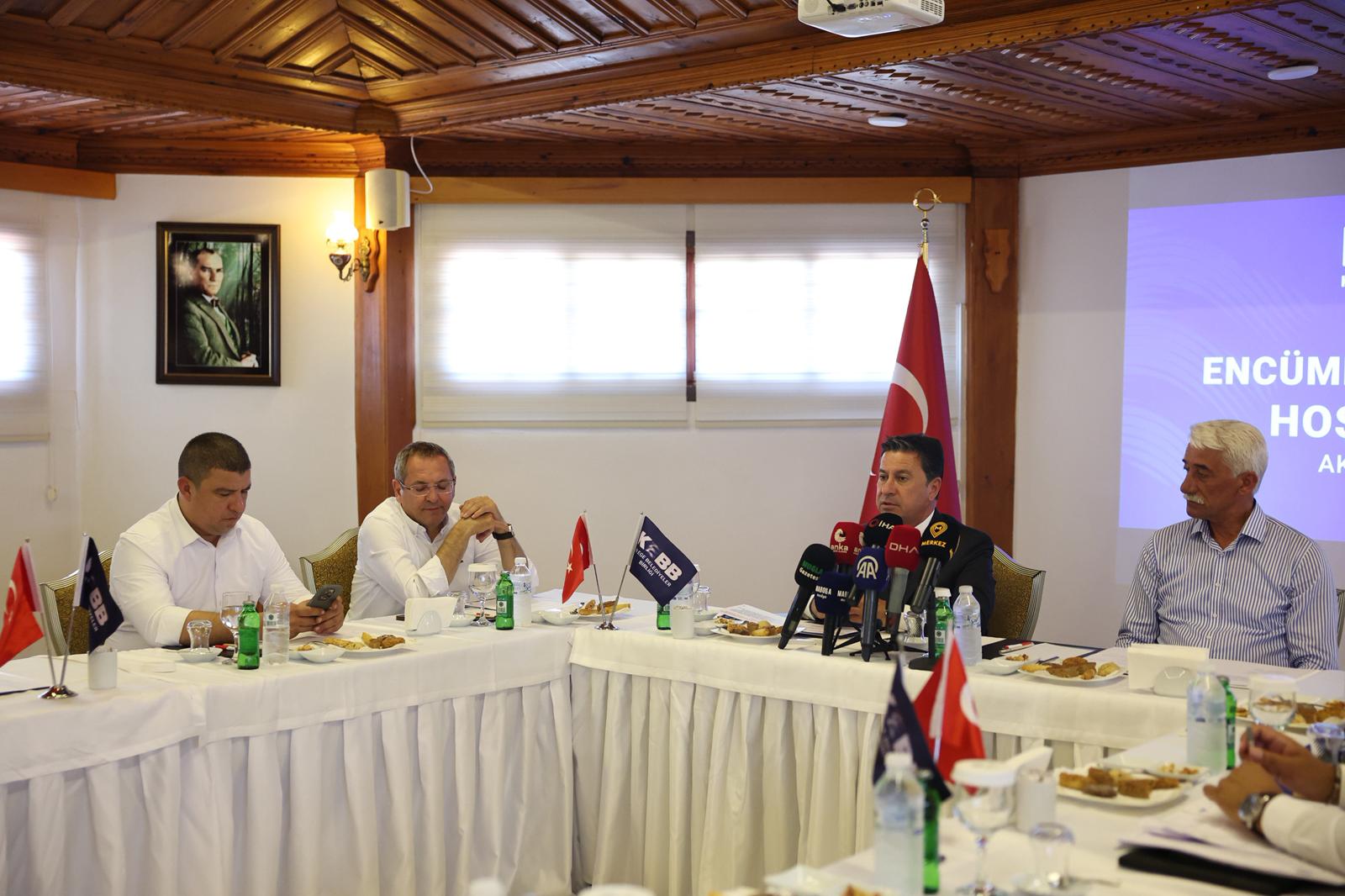 Kıyı Ege Belediyeler Birliği Encümeni Akyaka’da Toplandı