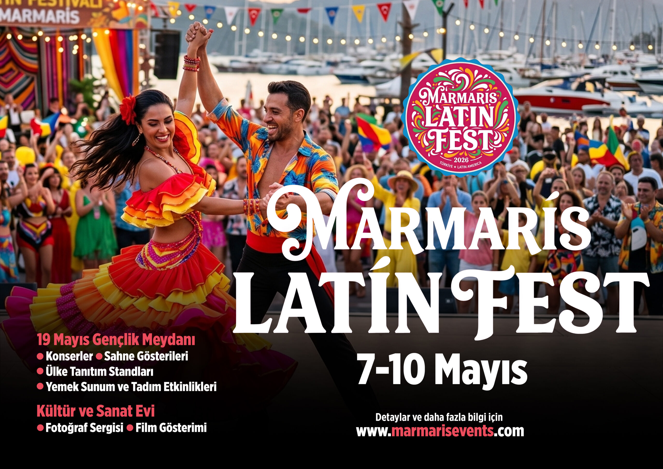 MARMARİS’TE LATİN RÜZGARI: 14 ÜLKE KÜLTÜREL DİPLOMASİ İÇİN BULUŞUYOR