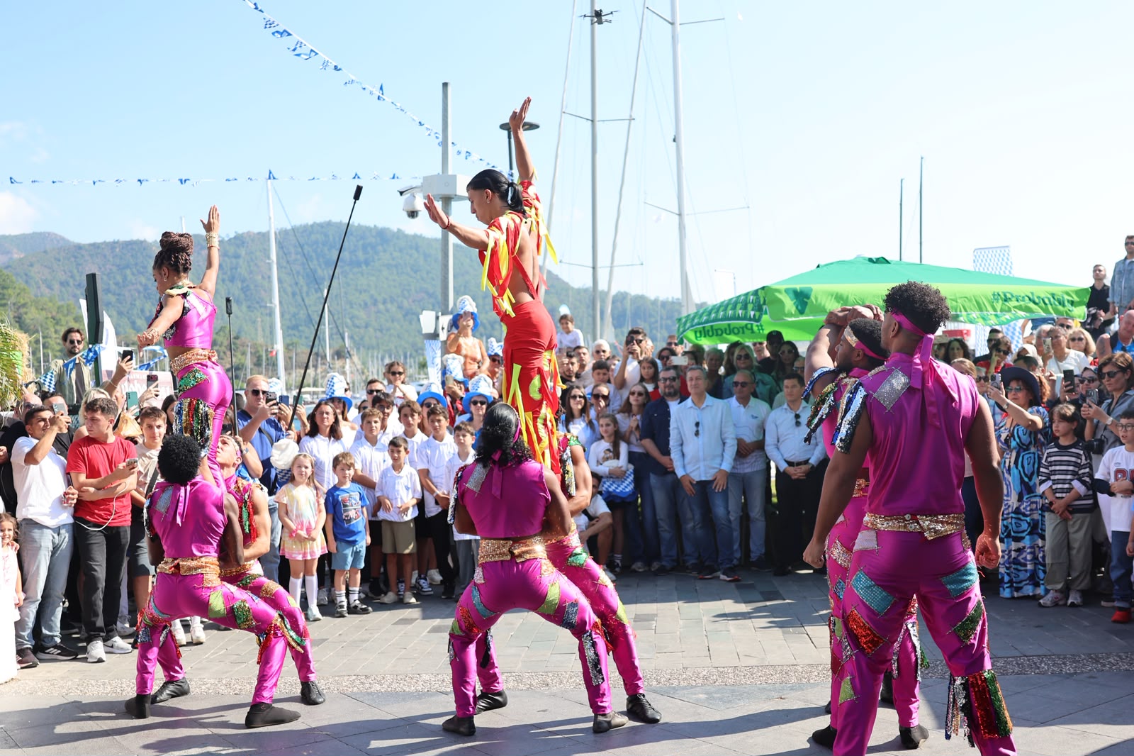 Marmaris’te, Almanların asırlık festivalinin çakması coşkuyla düzenlendi