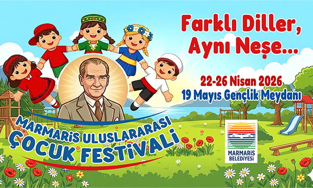 DÜNYA ÇOCUKLARI MARMARİS’TE EL ELE