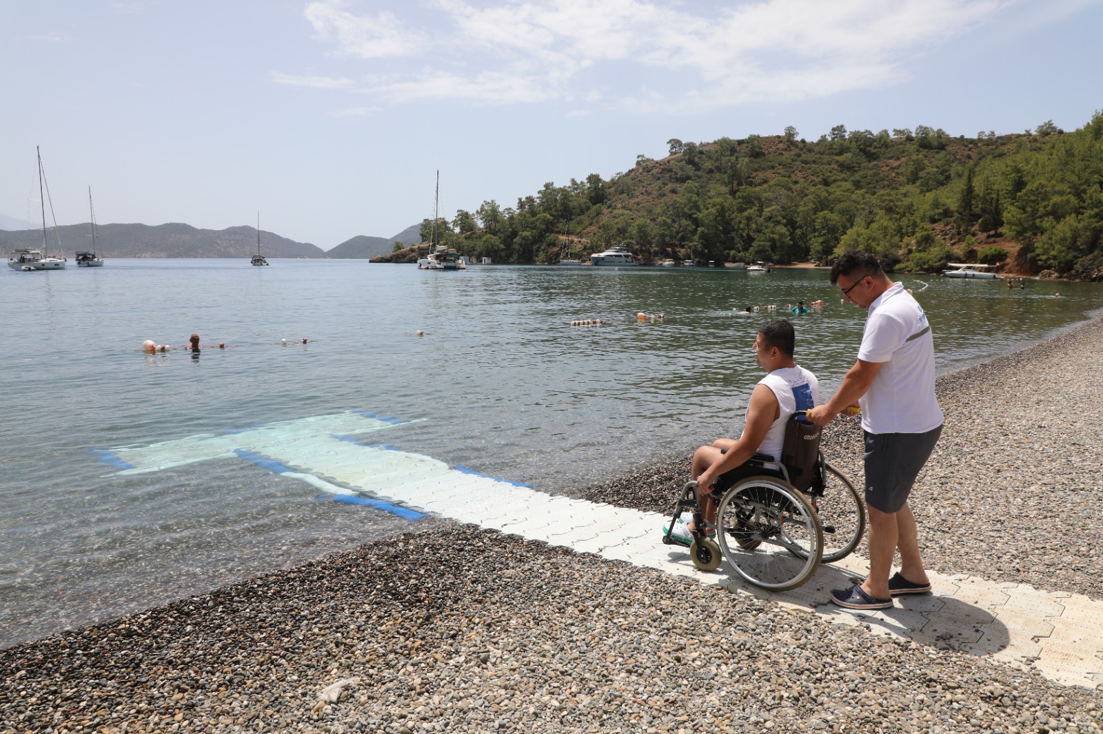 Muğla’nın turizm şehirlerinde engelsiz plajlar