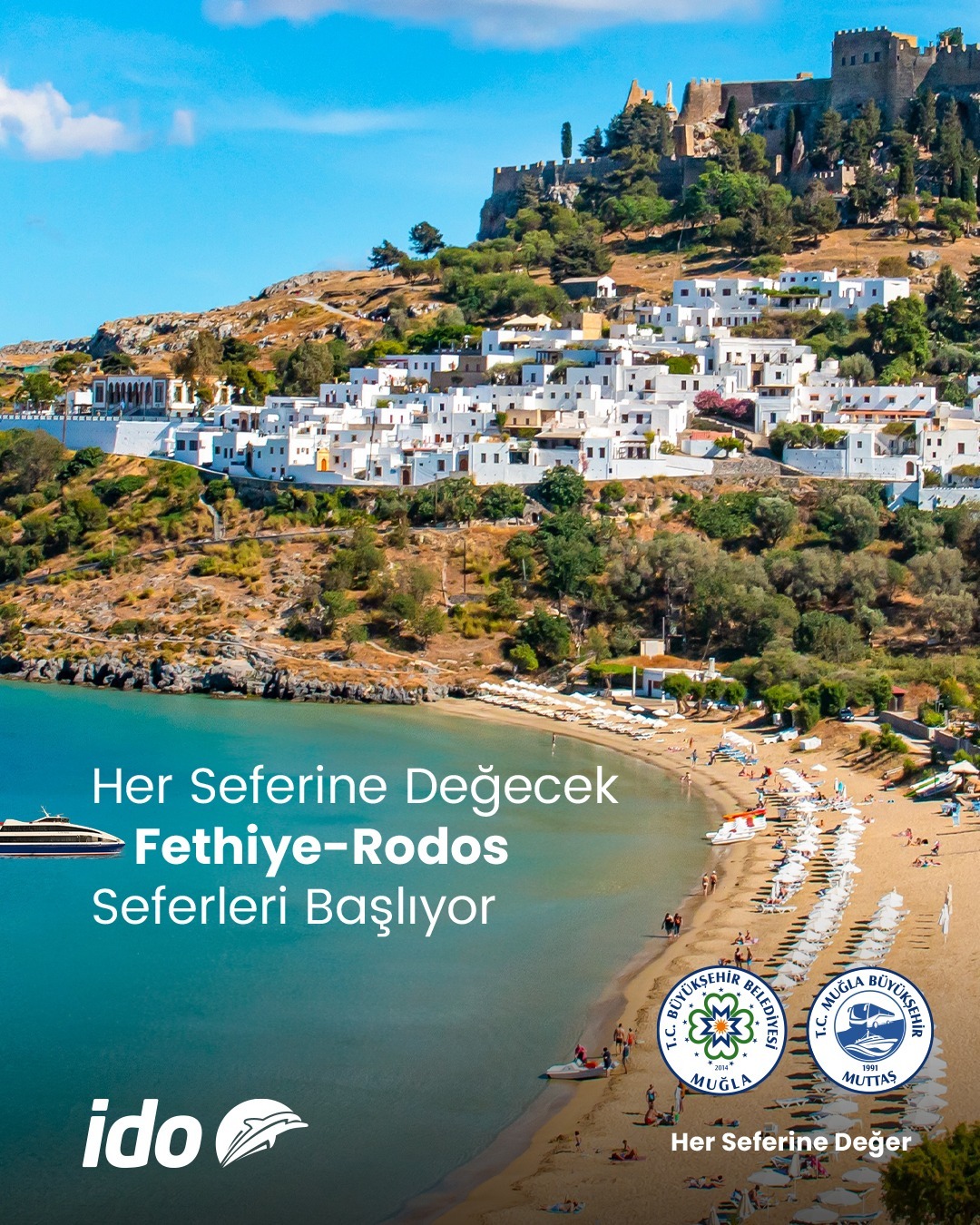 Muğla’dan Rodos’a mavi yolculuk başlıyor