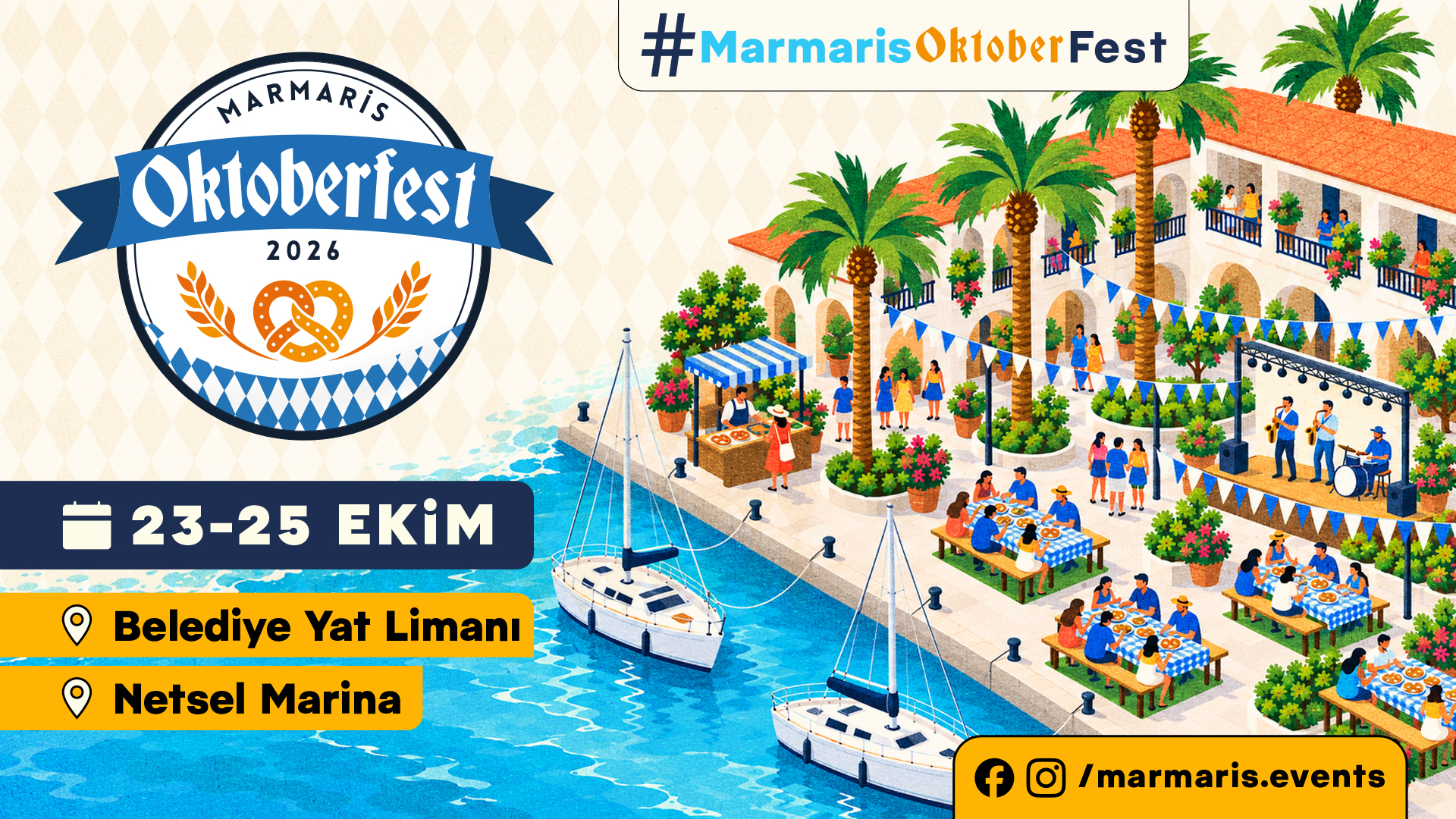 “Marmaris Oktoberfest 26” ile sonbahar coşkusu