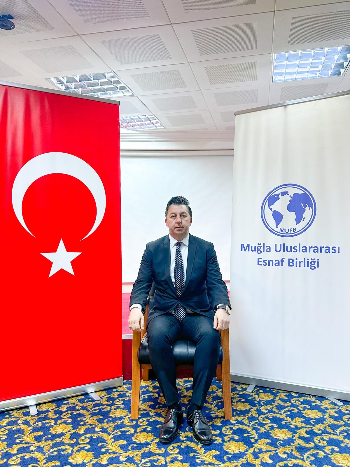 MUĞLA ESNAFINI DÜNYAYA BAĞLAYACAK ADIM: MEHMET AYYILDIZ BAŞKAN SEÇİLDİ