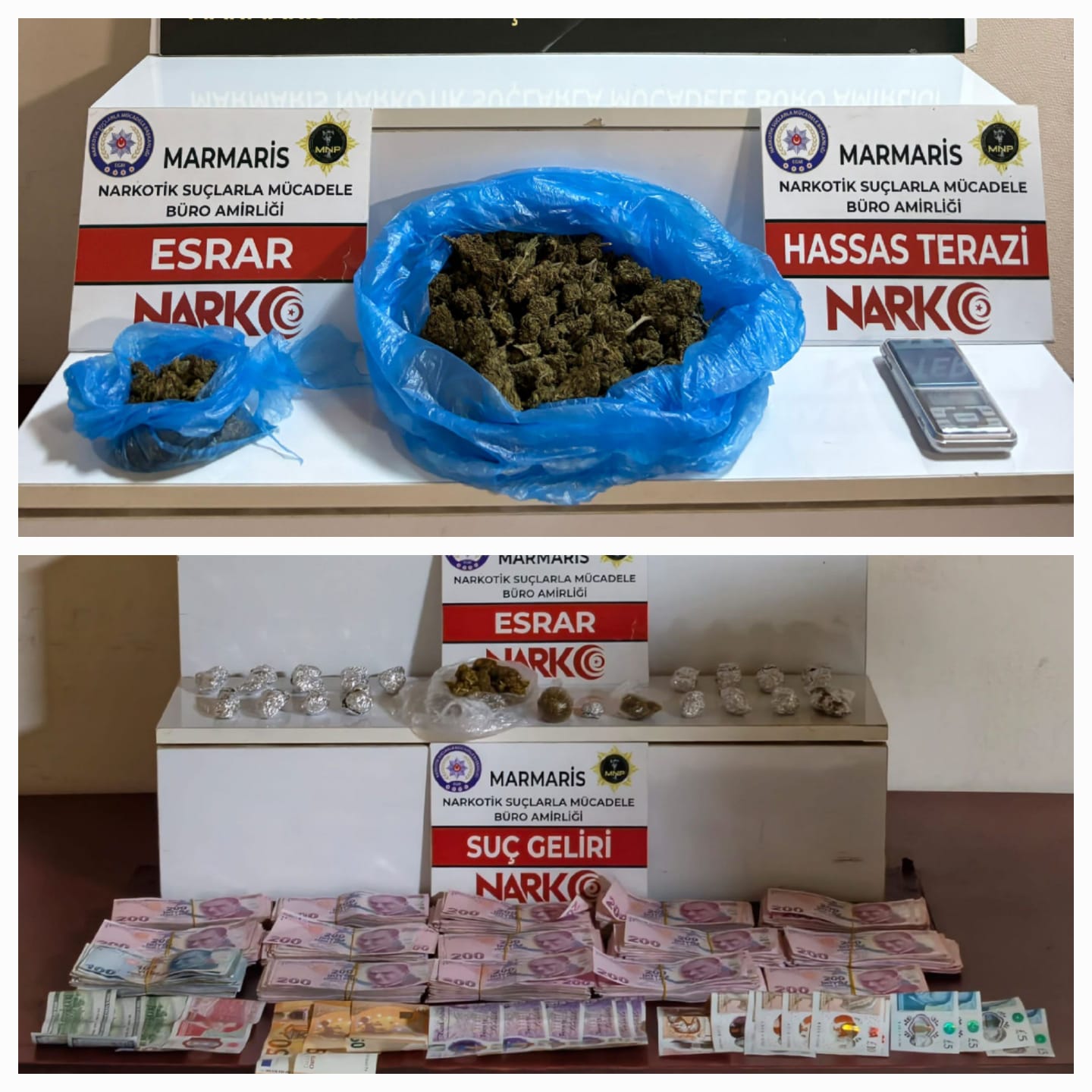Marmaris’te 3 ZEHİR TACİRİ tutuklandı, 1 kişi serbest kaldı
