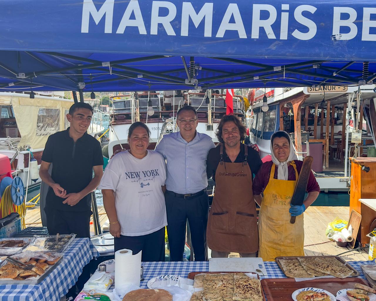 Marmaris Ticaret Odası Adayı MUTLU AYHAN Deniz ürünleri festivalinde