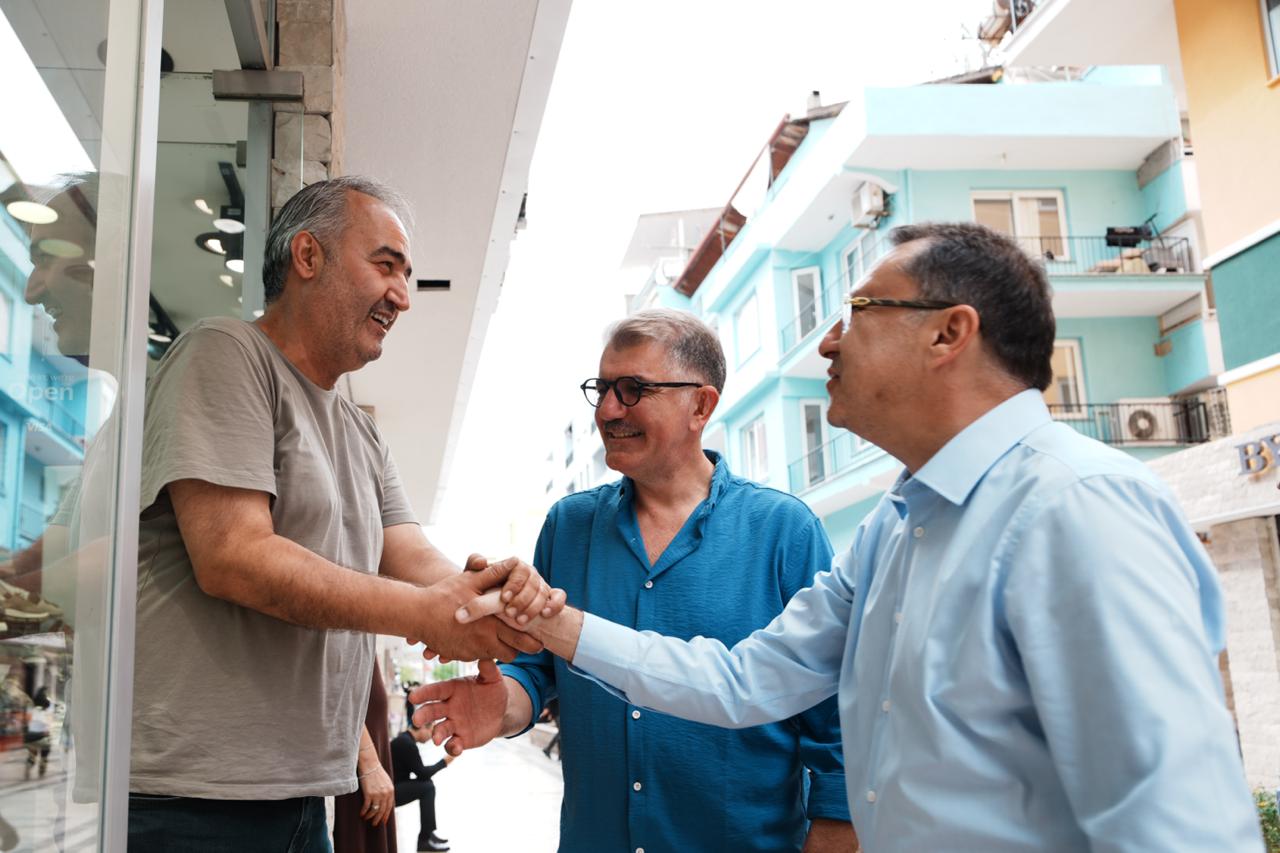 Ticaret Odası Adayı Mutlu Ayhan esnafla birlikte çözüm aradı