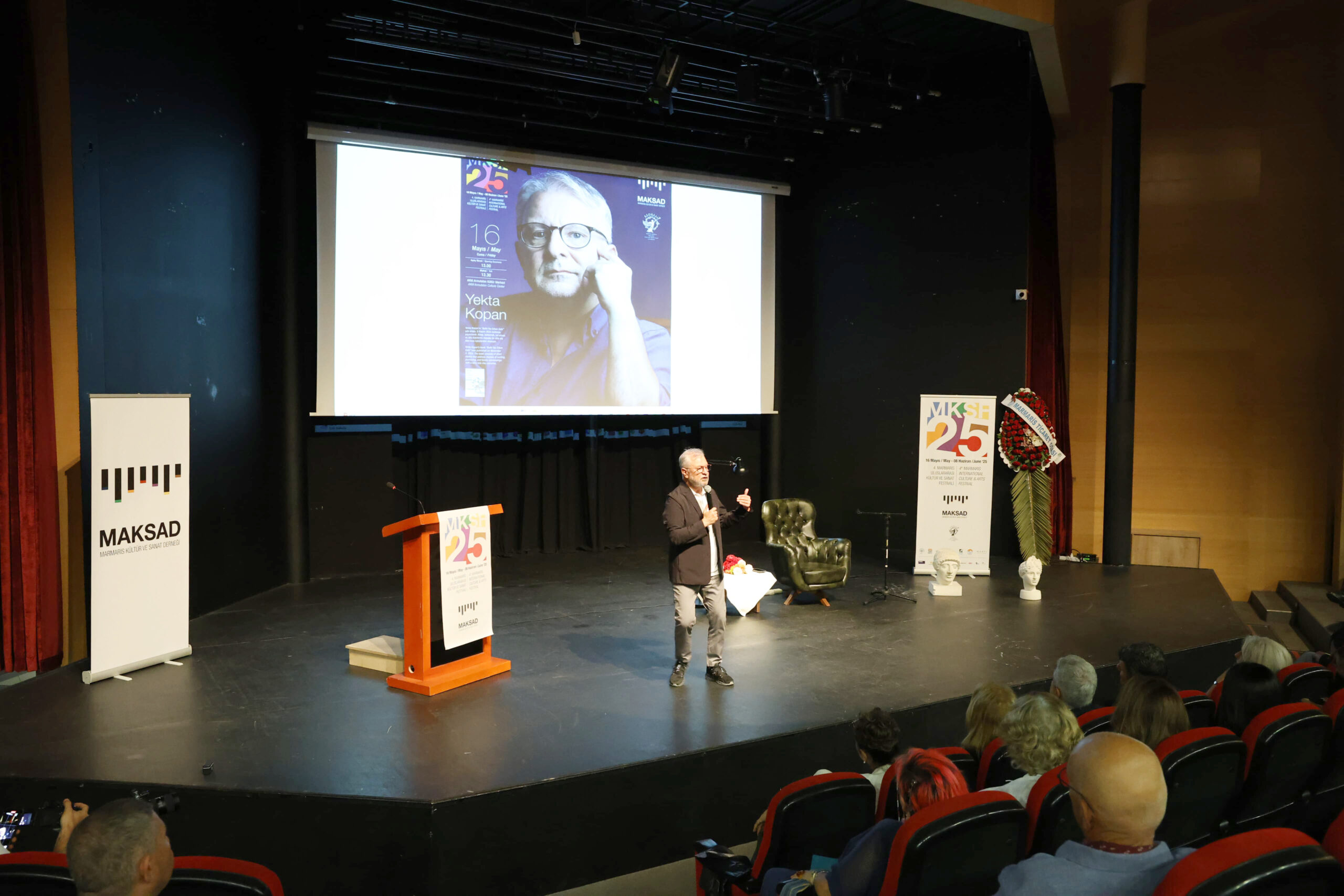 Marmaris Kültür Festivali söyleşi ile başladı