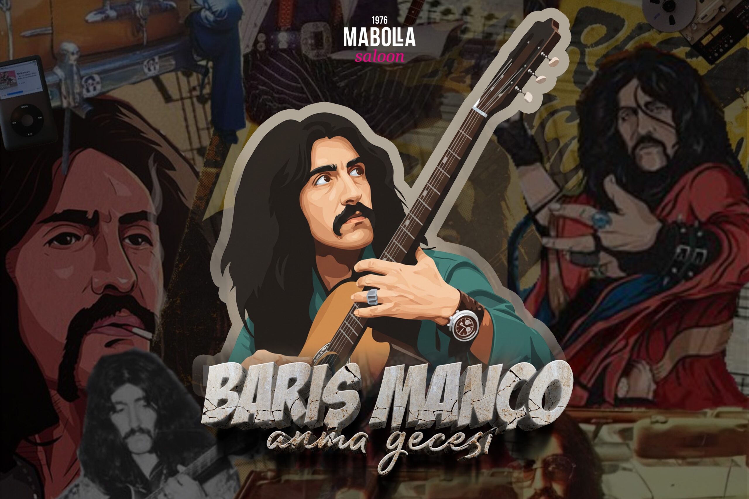 Mabolla Saloon’da ‘Barış Manço Anma Gecesi’ 4 Şubat’ta