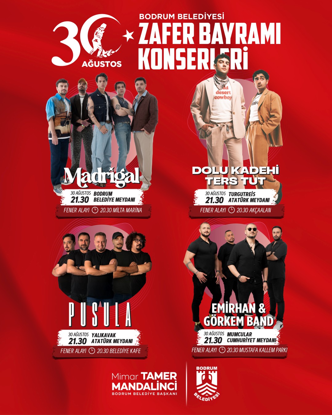 Bodrum Belediyesi Zafer Bayramı’na hazırlanıyor