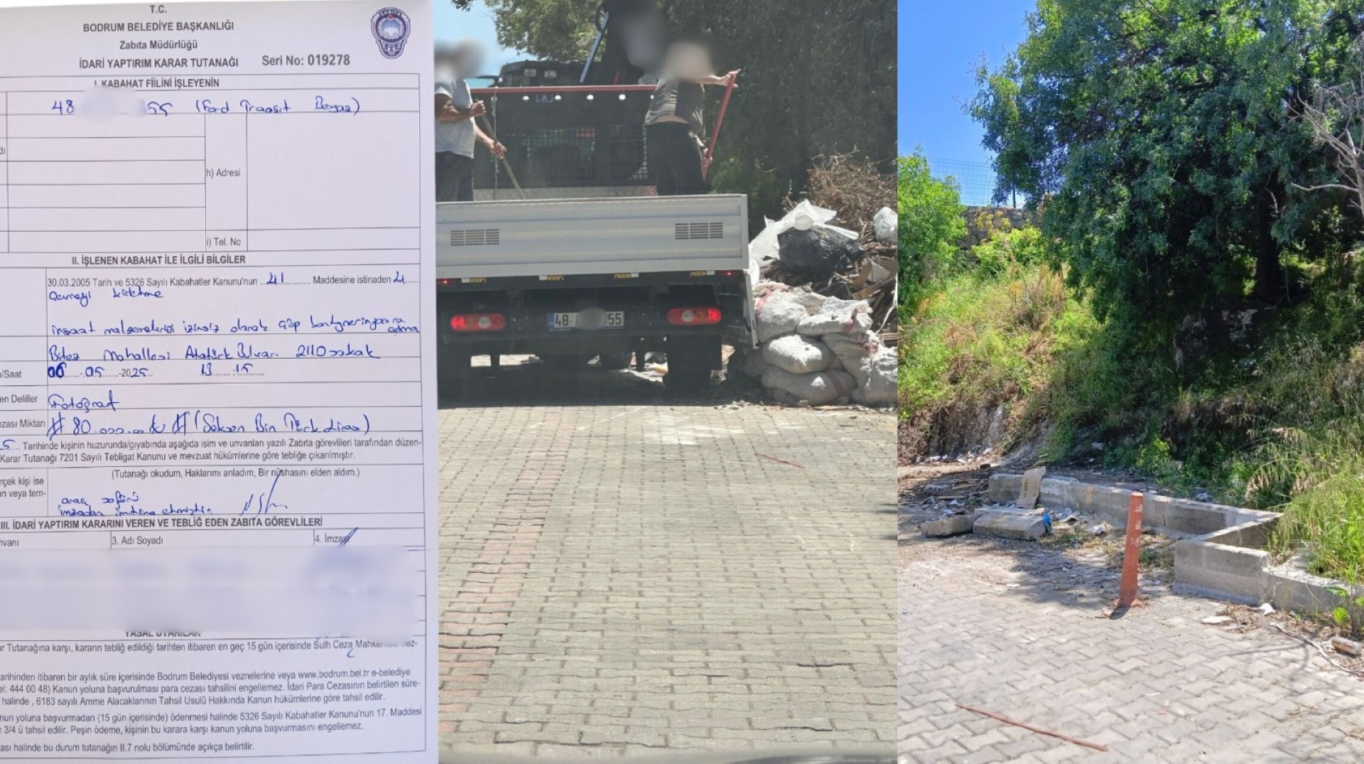 Bodrum’da çevreyi kirletenlere ciddi cezalar kesildi