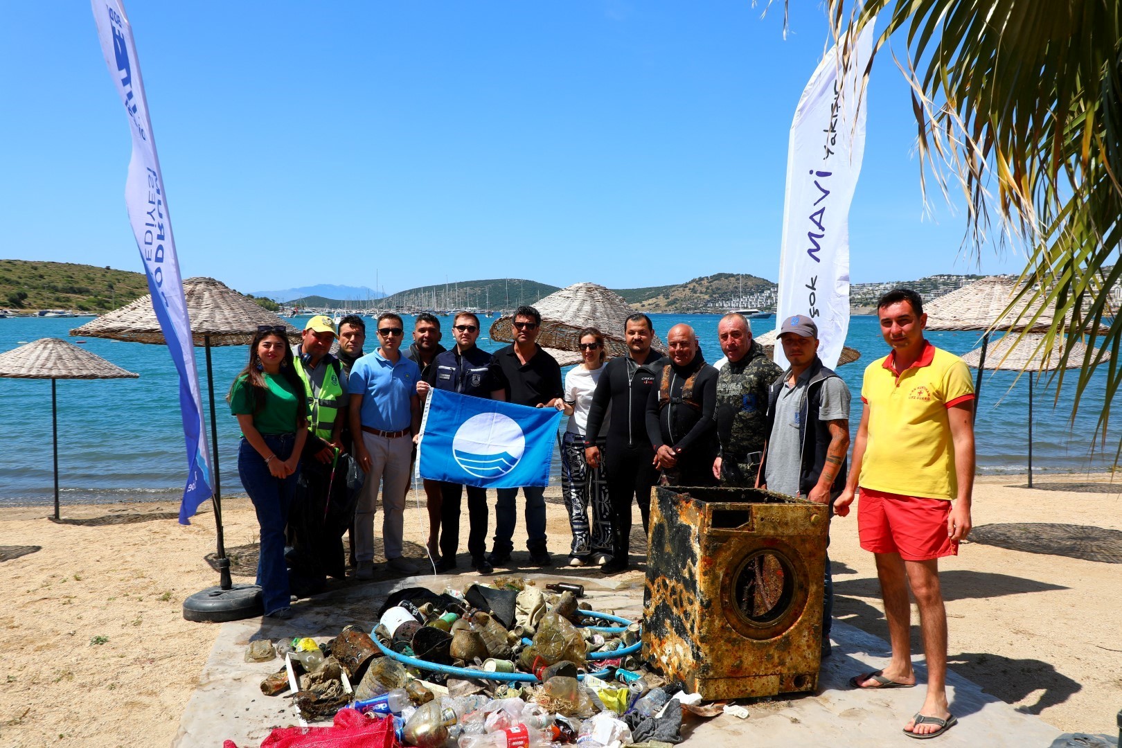 Bodrum’da deniz dibinden ne ararsan çıktı