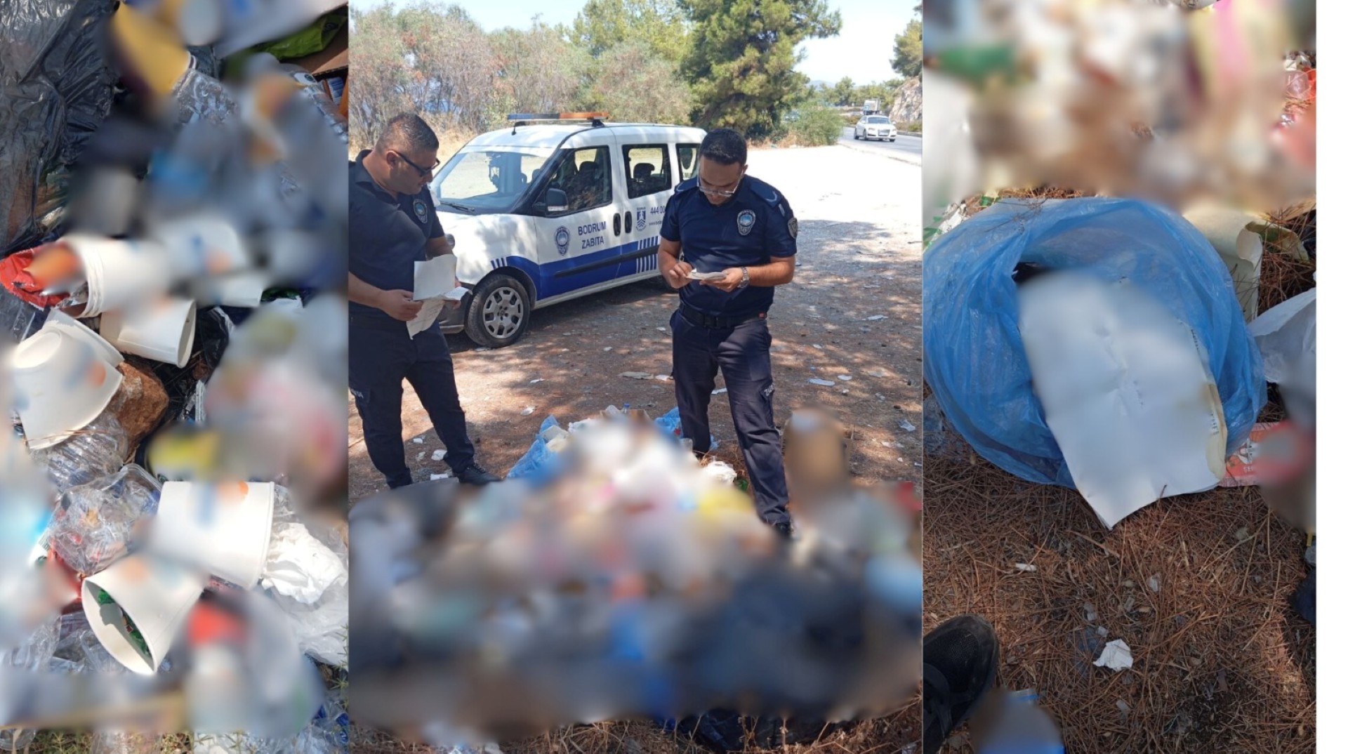 Bodrum Belediyesi ekipleri çevreyi kirletenlerin kabusu oldu