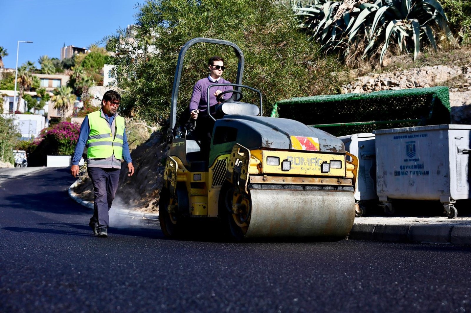 Bodrum Belediyesinden Üstyapı Çalışmaları