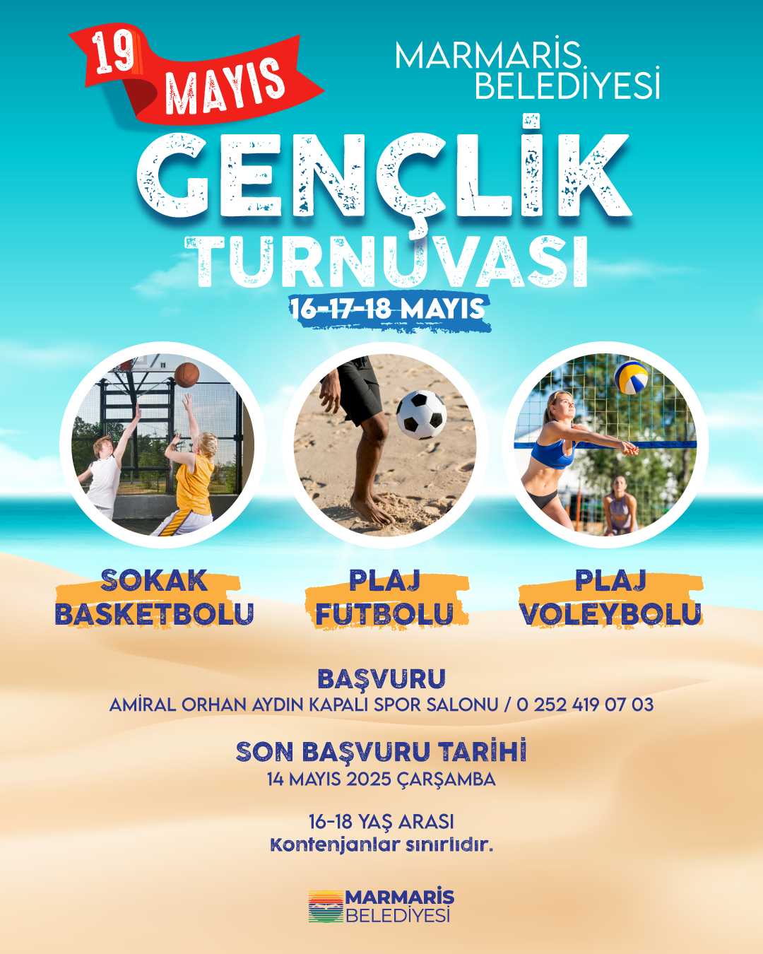 Marmaris’te 19 Mayıs kutlamaları gençlerle